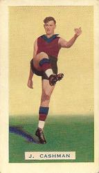 1934 Hoadley's Victorian Footballers #47 Jack Cashman Front